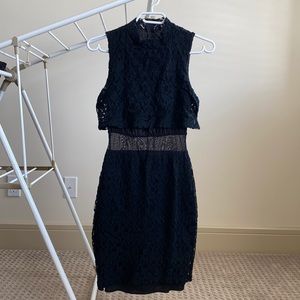 Mini Lace Black Dress